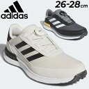 送料無料 アディダス メンズ ゴルフシューズ 幅広設計 adidas GOLF S2G SL ボア 24 スパイクレス ゴム底 ローカット BOAシステム ダイヤル 防水合成皮革 軽量 メンズシューズ 男性 紳士用 ゴルフ靴 くつ ブランド/MDK92- その1