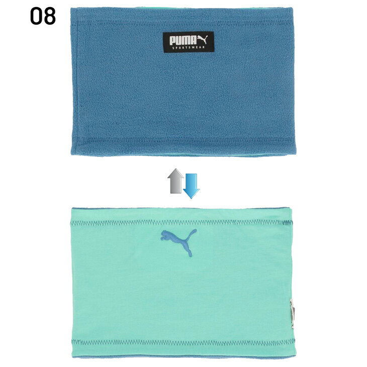 プーマ ネックウォーマー キッズ ジュニア PUMA リバーシブル フリース 両面 防寒 保温 子ども用 首元 寒さ対策 スポーツ アクセサリー ネックゲイター 子供 こども 男の子 女の子 スポーティ カジュアル 冬 スポーツウェア ブランド アパレル/054089-A