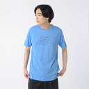 ニューバランス 半袖 Tシャツ メンズ NEWBALANCE Sport Essentials Stacked Logo ヘザーテック グラフィック プリントT トレーニング スポーツウェア トップス 吸汗速乾 ドライ フィットネス ジム ランニング 男性 運動 デイリー 普段使い ブランド アパレル/MT41071-BIA