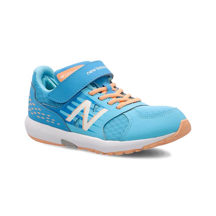 送料無料 ニューバランス キッズ ジュニア ランニングシューズ 17-21.5cm NewBalance NB Hanzo V v2 ハンゾー 子ども用 レーシングモデル 多機能 スニーカー 運動靴 ベルト マジックテープ こども 女の子 男の子 小学生 通学 体育 運動会 ブランド くつ/PXHANV-C3のサムネイル