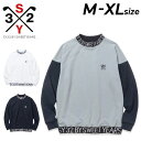 送料無料 SY32 スウィートイヤーズ 長袖 モックネックシャツ ゴルフウェア メンズ SY32 BY SWEET YEARS GOLF ゴルフシャツ トップス 男性 紳士用 モックシャツ おしゃれ 服 ブランド STRETCH SYG LOGO MOCK アパレル/SYG-24A024