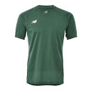 ニューバランス メンズ サッカー ゲームシャツ 半袖 NewBalance サッカーウェア フットボール フットサル トップス ワンポイント 男性 男子 トレー...