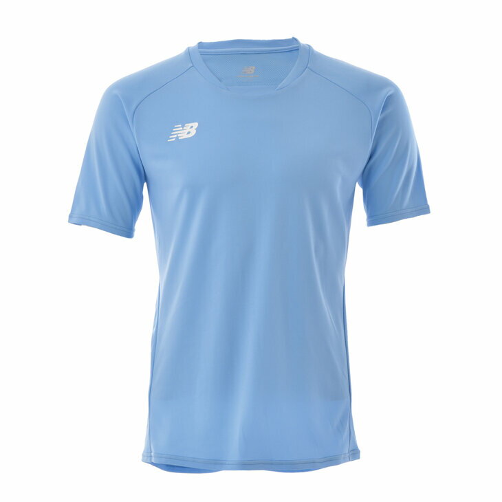ニューバランス メンズ サッカー ゲームシャツ 半袖 NewBalance サッカーウェア フットボール フットサル トップス ワンポイント 男性 男子 トレー...
