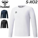 ヒュンメル 長袖 Tシャツ メンズ hummel ワンポイント 吸汗 速乾 トレーニング スポーツウェア 男性 男子 大きいサイズ 長袖シャツ ロンT トップス...