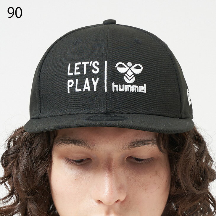 送料無料 ヒュンメル 帽子 ニューエラコラボ キャップ メンズ レディース hummel NEWERA 9FIFTY LP ユニセックス スポーツ アクセサリー 黒 カジュアル スポーティ 男女兼用 大人用 ぼうし 男性用帽子 女性用帽子 ブランド アパレル/HFA4130N