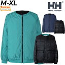 送料無料 ヘリーハンセン 中わたブルゾン リバーシブル メンズ レディース HELLYHANSEN 防寒 アウター 保温 はっ水 ノーカラー 衿なし ジャケット...