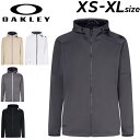 送料無料 オークリー トレーニングジャケット メンズ OAKLEY En 3RDG Synchronism Jacket 7.7 フルジップ フーディ ジャージ アウター 吸汗速乾 ストレッチ UVカット 機能性 スポーツウエア 男性 服 メンズウェア ジャージー ブランド アパレル/FOA406927