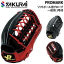 送料無料 プロマーク PROMARK 一般ソフトボール用 グローブ 右投げ 3号球 オールラウンド用 グラブ 一般ソフト ソフトボール用品 スポーツ 体育 ブラ...