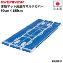 送料無料 エバニュー 体操マット用屋内マルチカバー 90×185cm 屋内用 体育館 スポーツ施設 日本製 ブランド EVERNEW 体育用品 用具 学校備品 ...