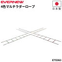 送料無料 エバニュー 4色マルチラダーロープ 50cm幅 日本製 トレーニング用品 敏捷系 アジリティトレーニング ブランド EVERNEW スポーツ器具 体育...