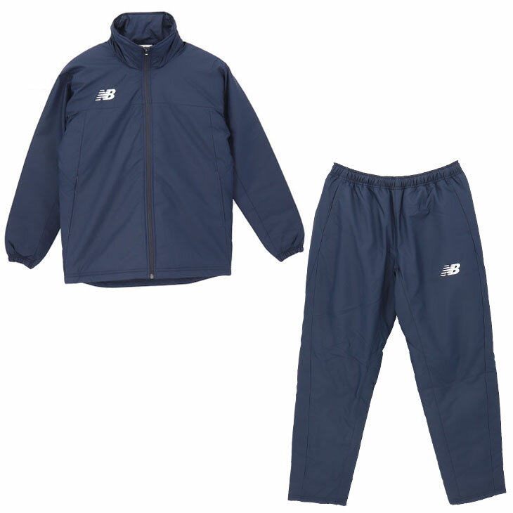送料無料 ニューバランス ウィンドブレーカー メンズ 上下セット NewBalance 中綿ジャケット 中綿パンツ セットアップ スポーツウェア 男性用 上下組 保温 防風 ウインドブレーカー アウター 長ズボン ブランド 紺 ネイビー アパレル/JMJF1421-JMPF1422-NV【ギフト不可】