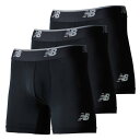ニューバランス ボクサーパンツ 3枚セット メンズ USサイズ Newbalance メッシュボクサーパンツ 股下5インチ 前閉じ 3Pパック 限定 男性 紳士...