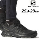 送料無料 サロモン メンズ トレイルランニングシューズ 靴 SALOMON XA PRO 3D V9 トレイルシューズ ローカット バンジーレース ランニングシ...