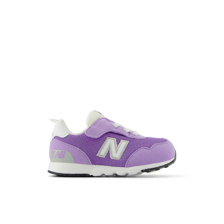 楽天APWORLD送料無料 ニューバランス ベビーシューズ 12-16.5cm スニーカー Newbalance new-b 515 子供靴 キッズシューズ 子ども カジュアル スポーティ こども 赤ちゃん 幼児 ベビー靴 ベビースニーカー キッズスニーカー パープル 紫 マジックテープ 運動靴 ブランド くつ/NW515-BL