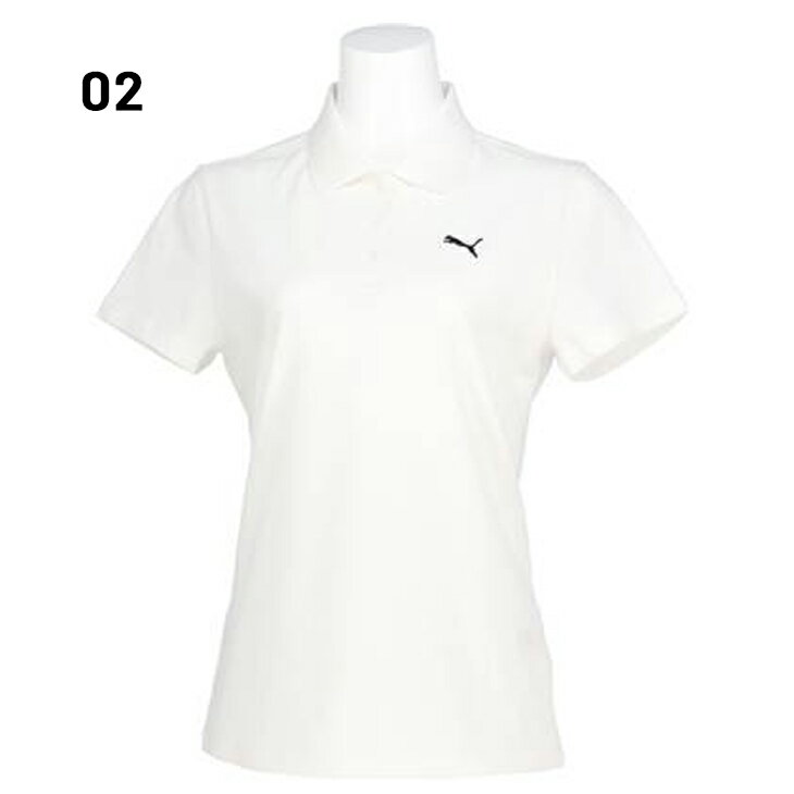 プーマ 半袖 ポロシャツ レディース PUMA ESS プーマロゴ ポロ トレーニングシャツ...