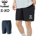 ヒュンメル ショートパンツ メンズ hummel ウーブンプラクティスショーツ サッカーウェア トレーニングパンツ フットサル 吸汗速乾 ハーフパンツ スポーツ...