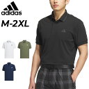 送料無料 アディダス 半袖 ゴルフポロシャツ メンズ ゴルフウェア adidas GOLF ワンポイントロゴ UVケア付き ゴルフシャツ ストレッチ 吸汗速乾 UPF50+ 男性 半袖シャツ 紳士用 ゴルフポロ トップス 春夏 シンプル 服 スポーツウエア ブランド アパレル/KVH14【父の日】(4)