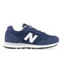 送料無料 ニューバランス スニーカー B幅 レディース Newbalance 515 ローカット スリム 細め 女性用 カジュアルシューズ レトロ ランニングスタイル スポーティ Nロゴ 運動靴 レディーススニーカー ブランド くつ /WL515-NVY