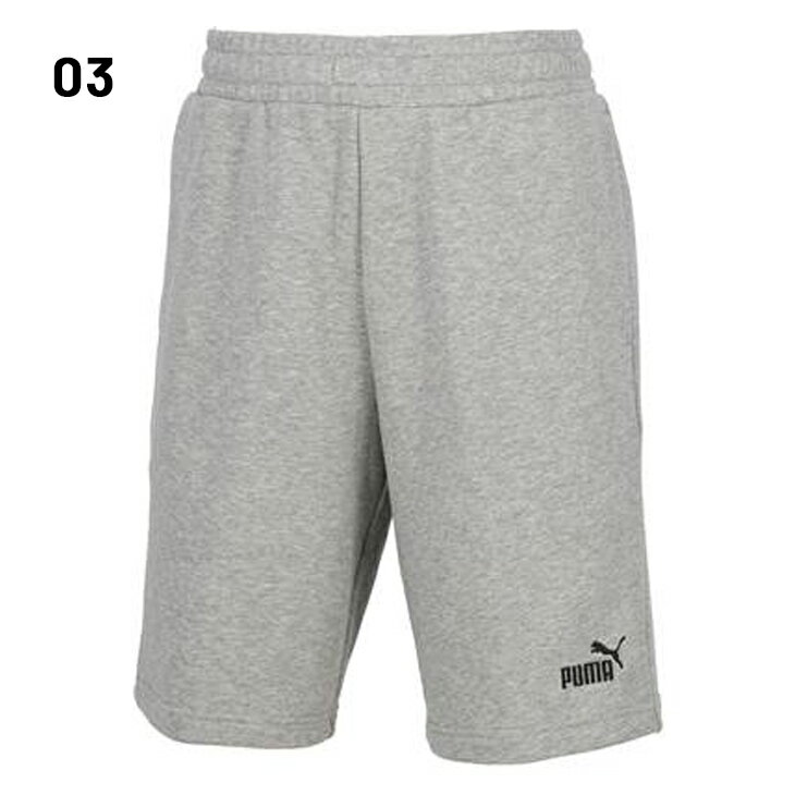 プーマ スウェット ハーフパンツ メンズ PUMA ESS NO.1ロゴ 10インチ ショートパン...