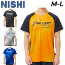 送料無料 ニシ 半袖 Tシャツ メンズ ユニセックス NISHI グラフィックジャカードTシャツ 吸汗速乾 ドライ 陸上競技 トレーニング スポーツウェア トッ...