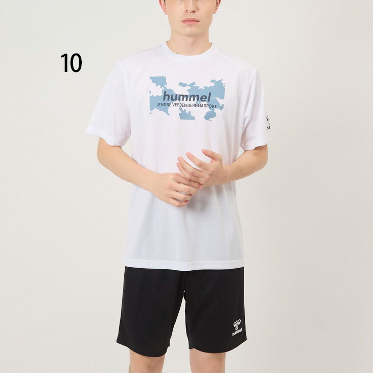 ヒュンメル 半袖Tシャツ ショートパンツ メンズ 上下 hummel プラクティスTスーツ ...