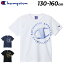 チャンピオン キッズ 半袖 Tシャツ 130-160cm 子供服 Champion ジュニア スポーツウェア 吸汗速乾 プリ..