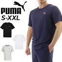 プーマ 半袖シャツ メンズ PUMA ESS スモール プーマロゴ ポリ Tシャツ 定番 ワンポイント 吸水 速乾 ドライ トレーニング スポーツウェア クルーネック 男性 普段使い トップス 服 メンズウエア ブランド アパレル/687561