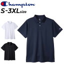 チャンピオン 半袖 ポロシャツ メンズ Champion POLO SHIRT 無地 吸汗速乾 抗菌防臭 単色 無地 男性 大きいサイズ 半そで 半袖シャツ トレーニング スポーツ 普段使い メンズシャツ メンズウエア シンプル 服 ブランド アパレル 服/C3-XS396
