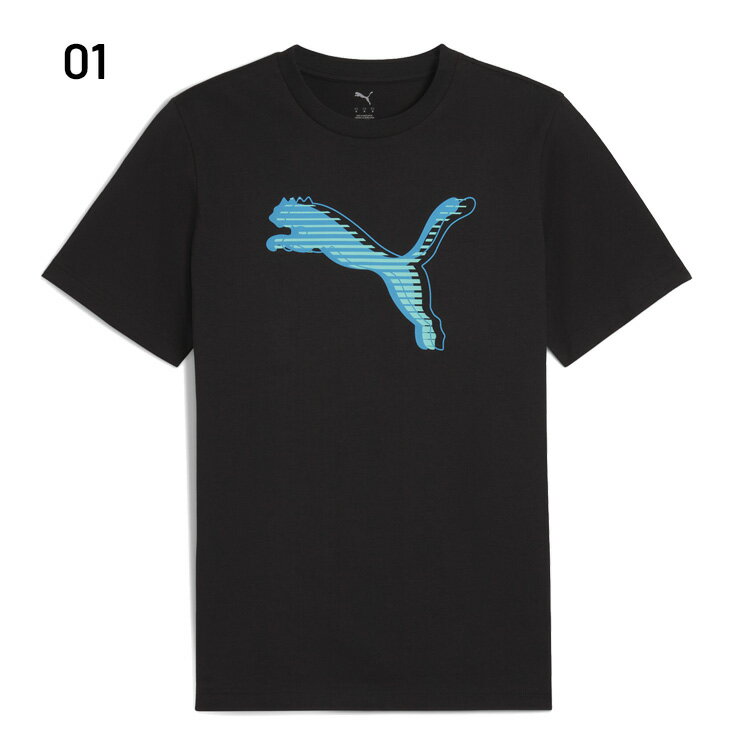 プーマ 半袖 Tシャツ PUMA GRAPHICS キャットロゴ Tシャツ スポーツウェア 男性 ト...