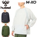 送料無料 ヒュンメル ウーブン ピステトップ 長袖 メンズ hummel ピステシャツ プルオーバー スポーツウエア はっ水 撥水 ストレッチ サッカー フット...