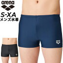 GW中も発送■アリーナ 水着 メンズ ARENA ボックスカット スイムパンツ スイミングパンツ 水泳 練習用 ベーシック 無地 ブラック ネイビー 男性 男子...