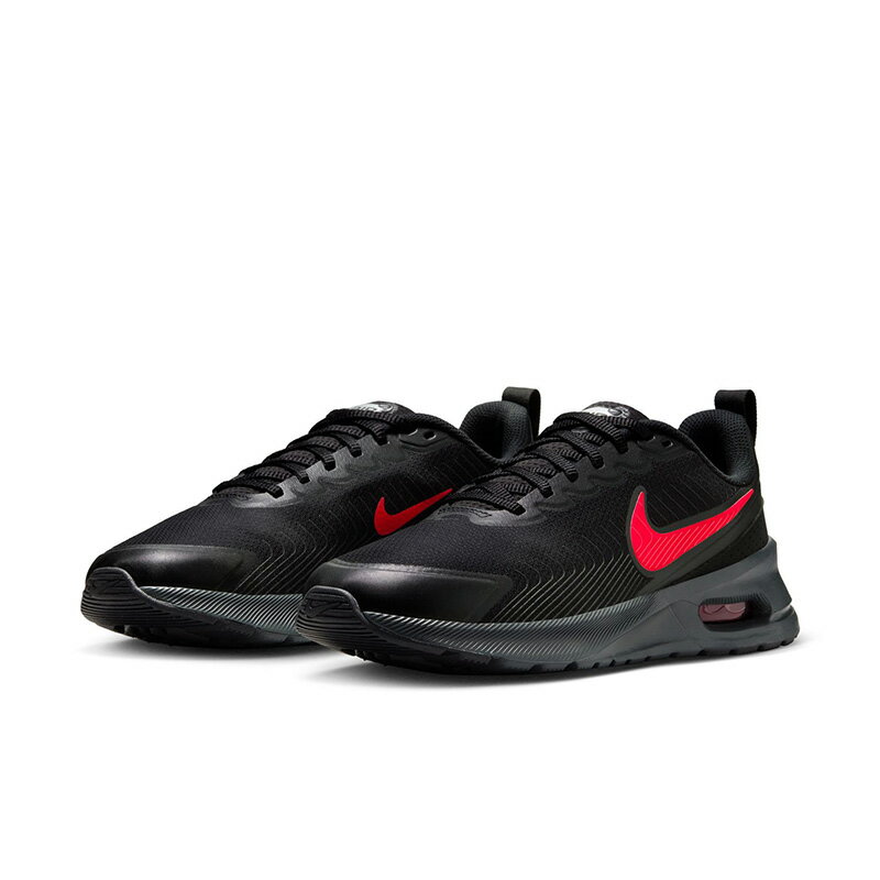 楽天APWORLD送料無料 ナイキ スニーカー メンズ NIKE AIR MAX NUAXIS ローカット スポーツ カジュアルシューズ エアーマックス nike 男性用 大きいサイズ メンズスニーカー エアー クッション Max Air 運動靴 ブラック/レッド ブランド エアマックス ニュアクシス くつ/FD4329-010