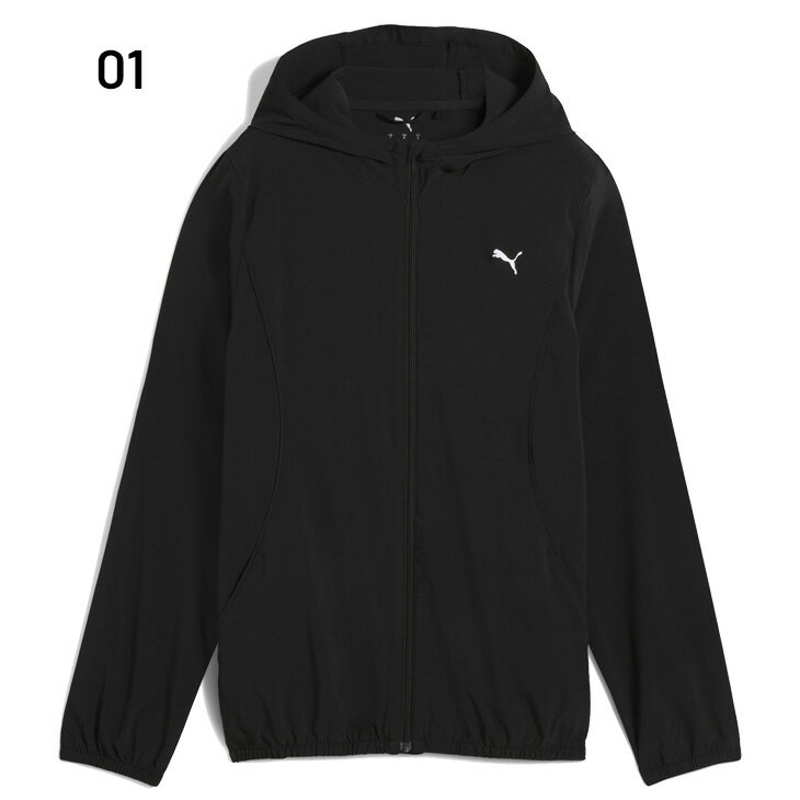 送料無料 プーマ ランニングジャケット 長袖 レディース PUMA RUN VELOCITY ウーブンジャケット｜フード付きジャケット ドライ 吸水速乾 女性用 ジョギング フィットネス 陸上 トレーニング パーカージャケット 上着 羽織り 服 ブランド アパレル/527265【pu22pd】【母の日】 2