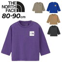送料無料 ザ・ノース・フェイス ベビー服 長袖 Tシャツ 80cm 90cm THE NORTH FACE スモールスクエアロゴティー|ベビーウェア ロンT 吸汗 速乾 UVケア 子供服 赤ちゃん 幼児 男の子 女の子 アウトドア カジュアル ブランド アパレル ギフト/NTB32357