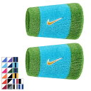 ナイキ NIKE スウッシュ クラシック ダブルワイド リストバンド 2P|手首 汗止め 2個セット メンズ レディース スポーツ ブランド nike アクセサリー ユニセックス トレーニング ジム ランニング ジョギング サッカー バスケ テニス ゴルフ 小物/BN4000