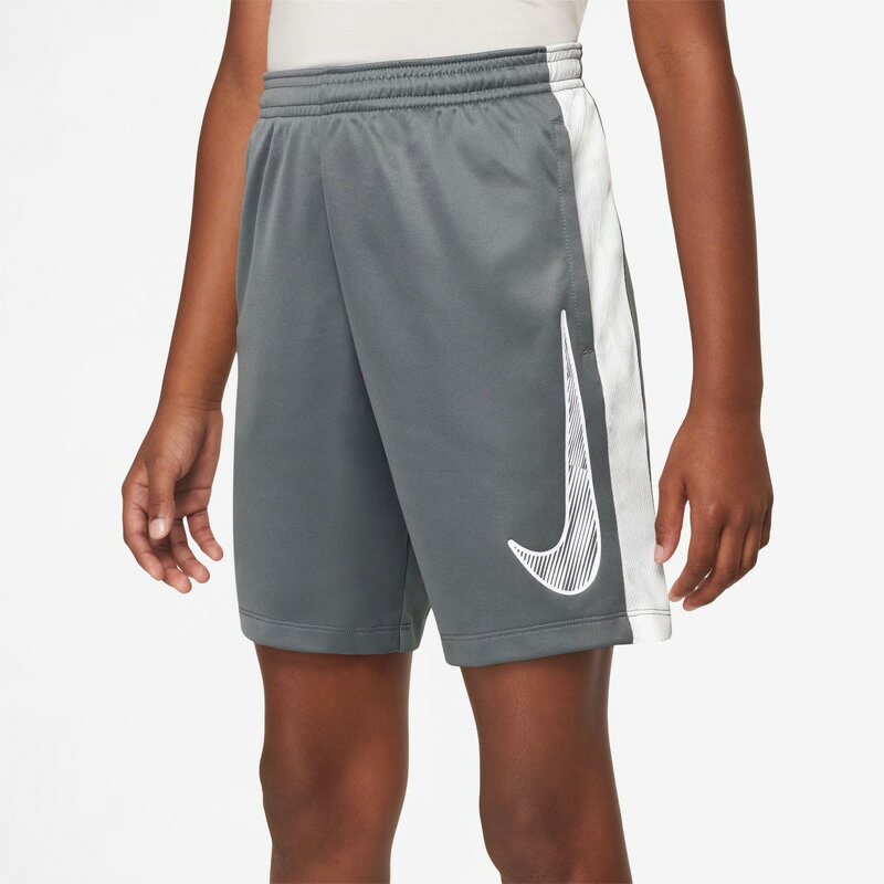 ナイキ キッズ ジュニア ハーフパンツ NIKE YTH ドライフィット TRPHY23 ショートパンツ 130-160cm 子供服 速乾 ドライ 子ども用 トレーニング スポーツウェア 男の子 女の子 こども 運動 短パン 半ズボン グレー ブランド nike スポーツ用パンツ ずぼん アパレル/HF8081-085