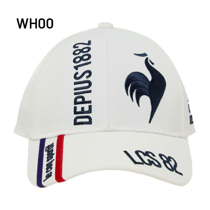 ルコック ゴルフキャップ メンズ 帽子 le coq sportif GOLF ロゴキャップ ゴルフ帽子 ぼうし 男性 ゴルフウェア アクセサリー ゴルフハット おしゃれ 紳士用 スポーツキャップ ブランド アパレル/LG5FCP12M