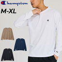 チャンピオン 長袖 Tシャツ メンズ Champion トレーニングウェア 吸汗速乾 UVカット 抗菌 防臭 スポーツTシャツ ランニング ジム フィットネス ヨガ 男性用 ロンT スポーツウエア ワンポイント シンプル 服 長そで ブランド アパレル/C3-CS450