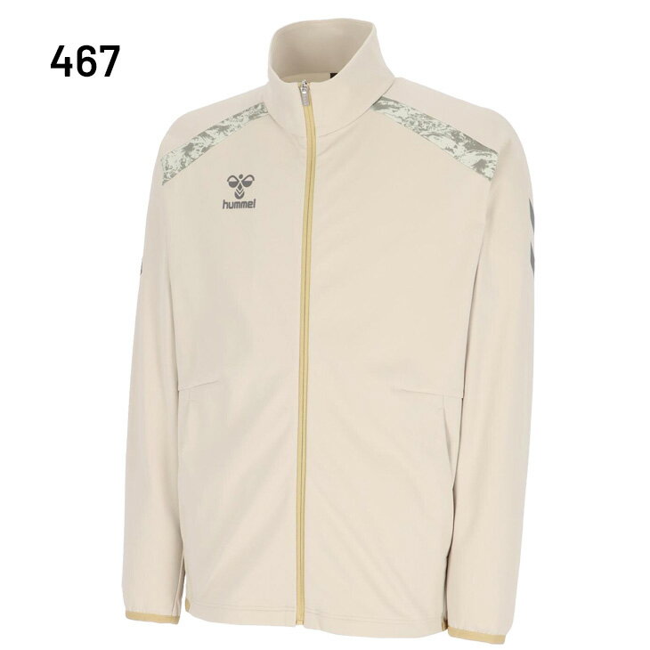 送料無料 ヒュンメル ジャージトップ メンズ hummel 長袖 ジャージジャケット 薄手...