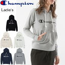 スウェット パーカー レディース チャンピオン champion BASIC プルオーバー スエット トレーナー ロゴ フード付き ベーシック カジュアル 女性...