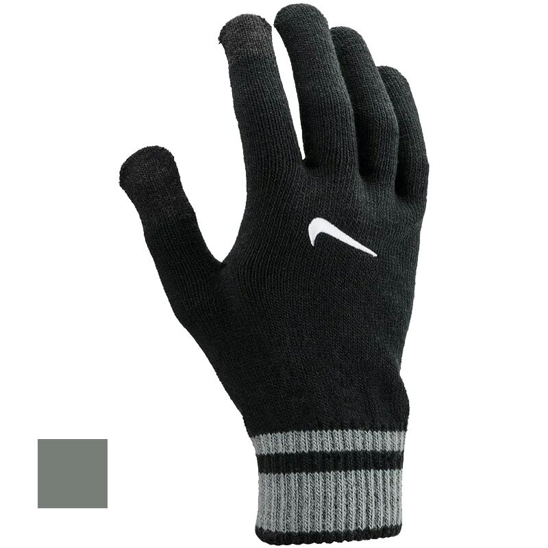 ナイキ メンズ ニット手袋 スマホ・タッチパネル対応 NIKE ニットテック＆グリップ グローブ グラフィ..