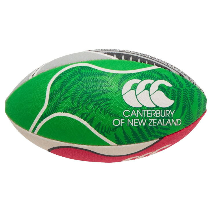 カンタベリー ミニボール canterbury ラグビーボール H22×W12cm ゴム製 ミニサイズ ニュージーランド デザイン NZ ファングッズ サポーターアイテム 記念 ラグビー ブランド アクセサリー ギフト プレゼント/AA04755 2