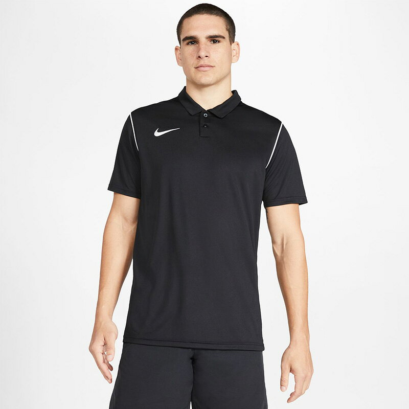 ナイキ 半袖シャツ メンズ USサイズ サッカーウェア NIKE パーク20 ポロ Dri-FIT ドライ 速乾 ポロシャツ プラクティスシャツ 男性 フットサル スポーツウェア 黒 ブラック 半そで サッカーポロ トップス ブランド アパレル メンズウエア/BV6879-010
