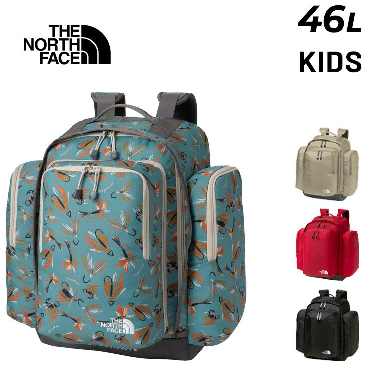送料無料 ザ・ノース・フェイス 子ども用 リュックサック 46L バッグ THE NORTH FACE キッズ サニーキャンパー40＋6 アウトドア 中型 キッズパック 大容量 バックパック ジュニア キッズ用リュック 子供 こども 小学生 キャンプ 林間学校 旅行 ブランド かばん/NMJ72350