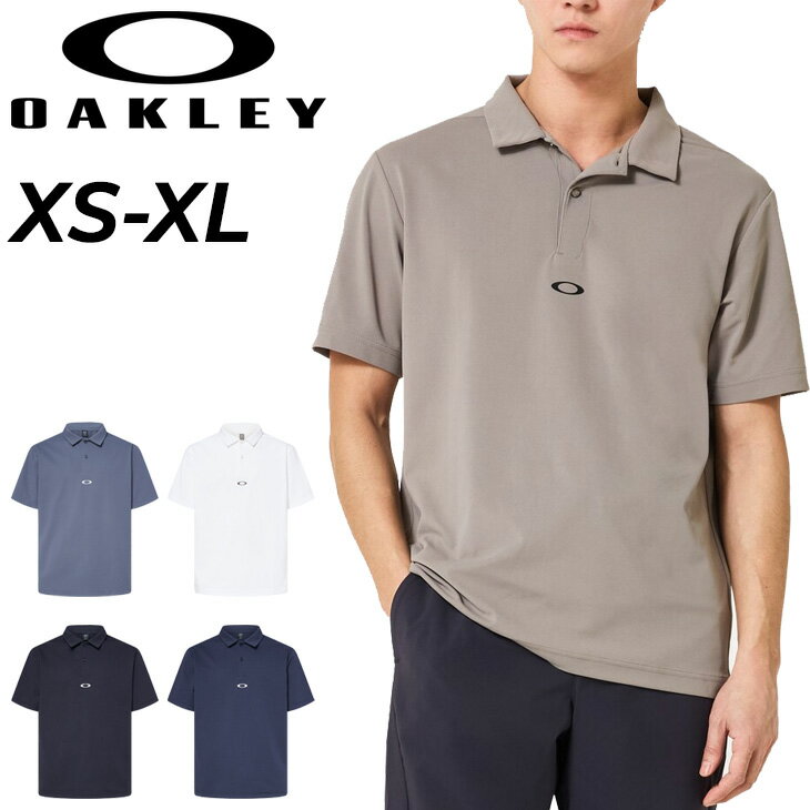 送料無料 オークリー 半袖 ポロシャツ メンズ OAKLEY トレーニングウェア 吸汗速乾 ストレッチ 男性 スポーツウェア トレーニング フィ..