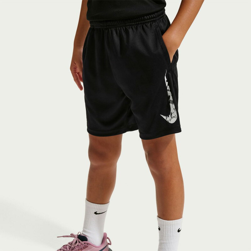 ナイキ ショートパンツ キッズ ジュニア 140-160cm 子供服 NIKE YTH DF TRPHY23 ショート HBR ハーフパンツ Dri-FIT 速乾 ドライ 子ども用 トレーニング スポーツウェア ボトムス 短パン 半ズボン 男の子 女の子 黒 ブラック 運動 普段使い ブランド アパレル/IF2399-011