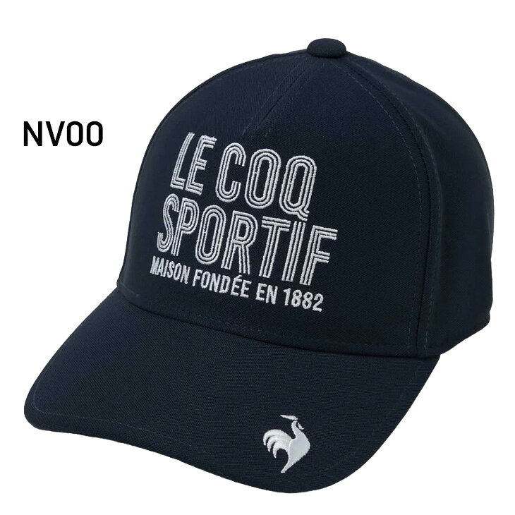 送料無料 ルコックゴルフ ゴルフ用帽子 メンズ le coq sportif golf ロゴキャップ 遮熱 UVカット(UPF50) クーリング機能 サンスクリーンキャップ 男性 紳士用 ゴルフキャップ ぼうし 春夏 暑さ対策 ゴルフウェア アクセサリー ブランド GOLF スポーツキャップ/LG6SCP08M