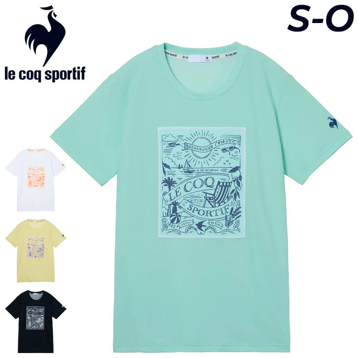 ルコック 半袖シャツ レディース le coq sportif 接触冷感 ポリエチレン 半袖Tシャ...