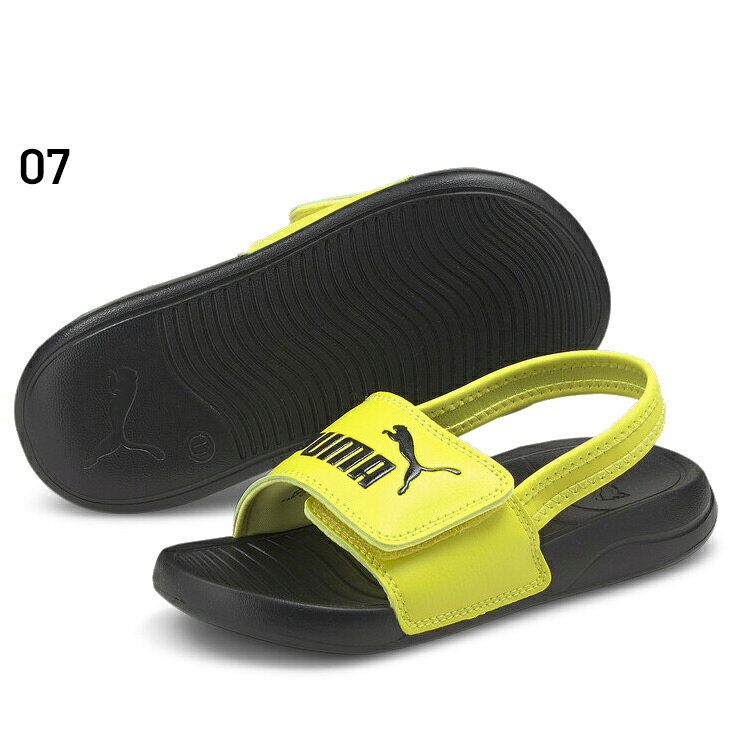 プーマ キッズ ジュニア スポーツサンダル 17-21.0cm 子供靴 PUMA ポップキャット2...