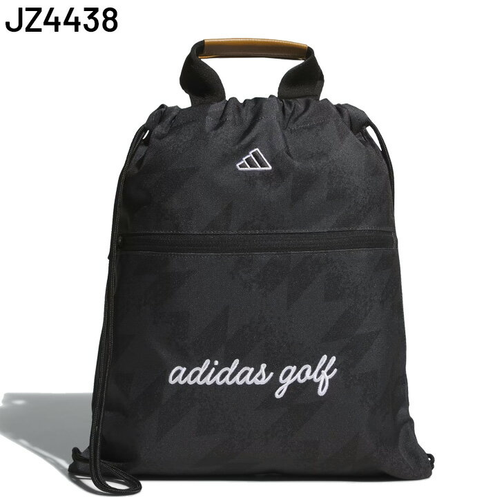 アディダス ゴルフ シューズバッグ チマヨ柄 メンズ レディース adidas GOLF グラフィック シュー ナップサック 靴入れ ジムサック ハンドル付き ゴルフシューズ入れ ゴルフバッグ 男女兼用 鞄 ブランド スポーツバッグ かばん/TR075